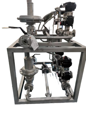 Système monté par tubulures réduisant la pression monté par dérapage de valve à vapeur de valve pour l'industrie d'essence