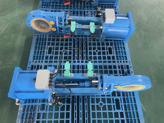 Actuateur pneumatique des soupapes de tuyauterie en fonte soupape pneumatique hors soupape / deux voies soupape pneumatique type lourd