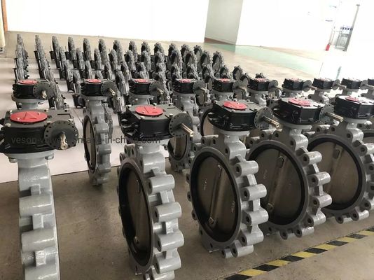 Valve à papillon pneumatique avec joint EPDM à pression moyenne