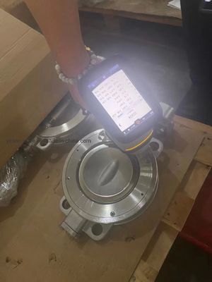 Ventilateur à papillon pneumatique type flange siège métallique haute pression