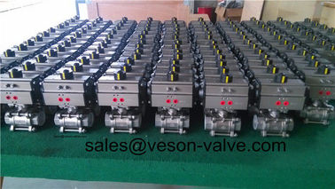 Actuateur à pignon à double action en mode de commande marine en matériau 316SS 304SS