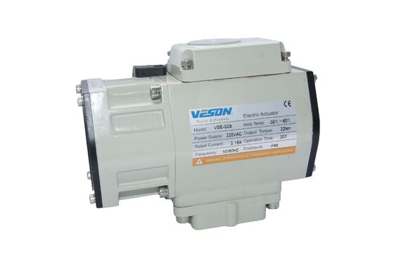 Valve à bille à actionnement électrique avec classification de boîtier IP68 ANSI CLASS 150-900 et bille en forme de T ou de L