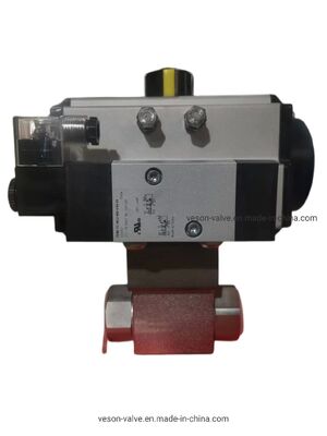 Sanitary Stainless Steel Electric Actuated Ball Valve with ISO5211 Standard and 3-PC Clamp Type Design