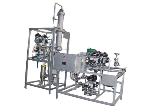 Système de skids de vannes à boisseau sphérique flottantes avec passage droit pour usage industriel