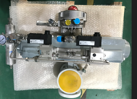 Système automatique de valve à bille pneumatique à deux voies pour un contrôle précis du débit de dosage par lot
