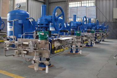 Vannes à opercule, actionneur pneumatique linéaire double effet, acier au carbone, système en boucle fermée