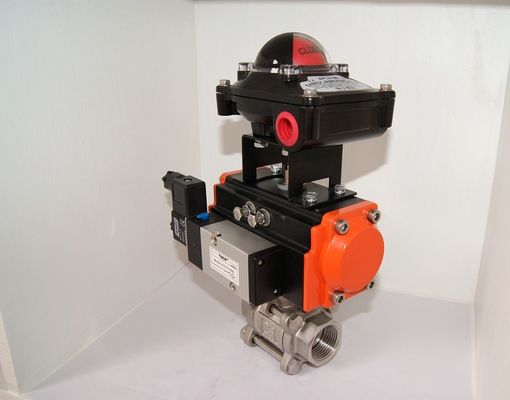 Actuateur pneumatique des soupapes de tuyauterie en fonte soupape pneumatique hors soupape / deux voies soupape pneumatique type lourd
