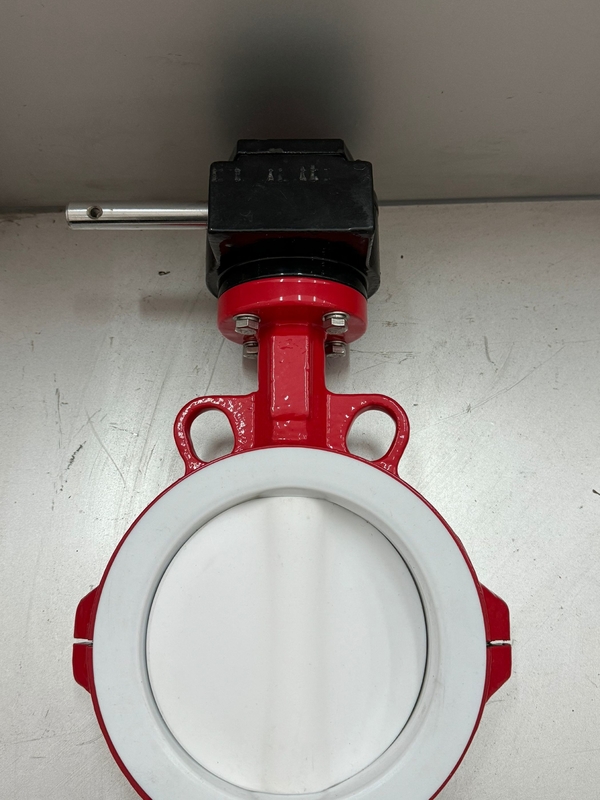 Ventilateur à beurre revêtu de PFA et de PTFE Ventilateur à beurre revêtu de BFV Ventilateur à flèche Ventilateur à papillon Pneumatique