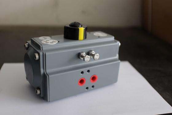 Le déclencheur pneumatique Ptfe d'air de la température haute-basse a enduit de doubles actionneurs pneumatiques horizontaux temporaires