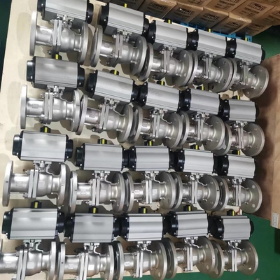 Soudure anodisée de prise pneumatique dessus outre de la valve avec les actionneurs pneumatiques horizontaux de commutateurs de limite