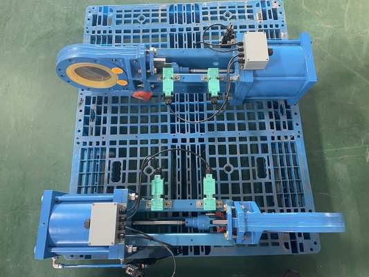 Actuateur pneumatique des soupapes de tuyauterie en fonte soupape pneumatique hors soupape / deux voies soupape pneumatique type lourd