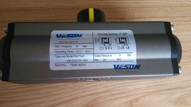Quart de tour déclencheur rotatoire pneumatique VS-052DA-180° de 180 degrés