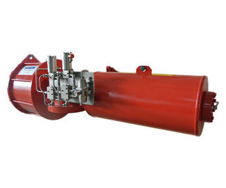 Déclencheur rotatoire pneumatique résistant, sur outre du type écossais de joug de déclencheur de valve