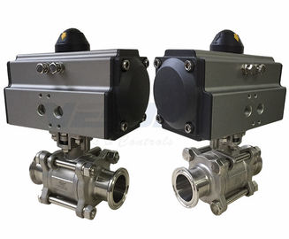 Acier inoxydable pneumatique sur outre de la soupape de commande pneumatique de valve/3 manières 1/2 3