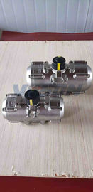 Double matériel temporaire de l'actionneur pneumatique SS304 SS316 d'acier inoxydable