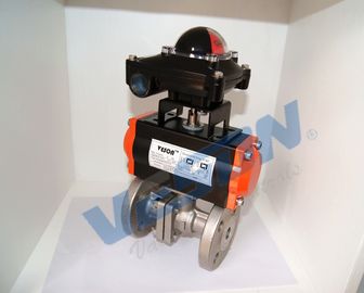 Médias de l'eau pneumatiques sur outre de la soupape de commande pneumatique de valve avec le commutateur de limite