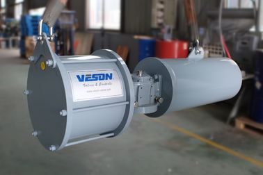 Valves automatisées écossaises d'actionneur pneumatique de joug de retour à simple effet de ressort