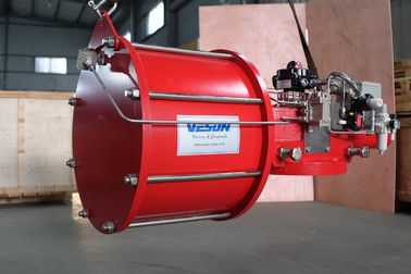 Haute fonte écossaise efficace d'actionneur pneumatique de joug avec le design compact