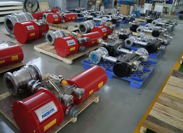 Type écossais actionneur pneumatique de joug d'OEM/déclencheur pneumatique de soupape rotative