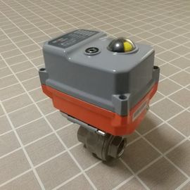 Robinet à tournant sphérique actionné électrique de 3 PCs pour l'air, le gas, le pétrole et le contrôle liquide