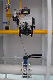 Valve d'arrêt du secours DN100 pour le système de tuyauterie de gaz