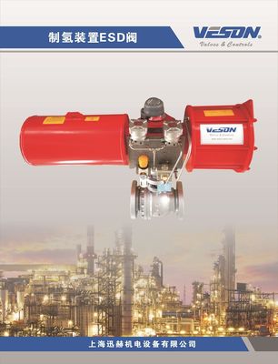 Retour Yoke Pneumatic Actuator Anti Corrosion écossais de ressort de fonte semblable à l'actionneur pneumatique de Rotork