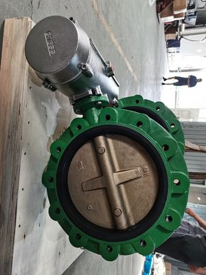 Marine Air Operated Butterfly Valve 316SS pour la plate-forme de forage d'eau de mer